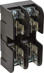 Ferraz Shawmut - 2 Pole, 10 to 14 AWG, 600 VAC/VDC, 30 Amp, DIN Rail Mount, Screw Mount Fuse Block - 13/32 Inch Diameter x 1-1/2 Inch Fuse Length, 3.04 Inch Long x 1.6 Inch Wide x 1.31 Inch High Block - Top Tool & Supply