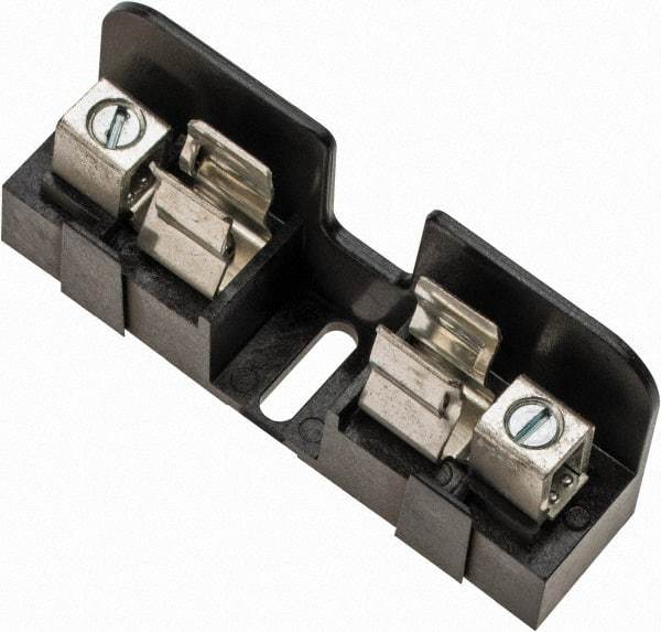 Ferraz Shawmut - 14 to 6 AWG, 600 VAC/VDC, 30 Amp, DIN Rail Mount, Screw Mount Fuse Block - 13/32 Inch Diameter x 1-1/2 Inch Fuse Length, 3.04 Inch Long x 3/4 Inch Wide x 1.31 Inch High Block - Top Tool & Supply