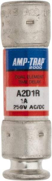 Ferraz Shawmut - 250 VAC/VDC, 1 Amp, Time Delay General Purpose Fuse - Clip Mount, 51mm OAL, 100 at DC, 200 at AC kA Rating, 9/16" Diam - Top Tool & Supply