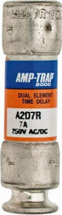 Ferraz Shawmut - 250 VAC/VDC, 7 Amp, Time Delay General Purpose Fuse - Clip Mount, 51mm OAL, 100 at DC, 200 at AC kA Rating, 9/16" Diam - Top Tool & Supply