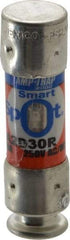 Ferraz Shawmut - 250 VAC/VDC, 30 Amp, Time Delay General Purpose Fuse - Clip Mount, 51mm OAL, 100 at DC, 200 at AC kA Rating, 9/16" Diam - Top Tool & Supply