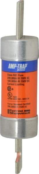 Ferraz Shawmut - 250 VAC/VDC, 150 Amp, Time Delay General Purpose Fuse - Clip Mount, 7-1/8" OAL, 100 at DC, 200 at AC kA Rating, 1-9/16" Diam - Top Tool & Supply