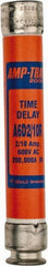 Ferraz Shawmut - 600 VAC/VDC, 0.2 Amp, Time Delay General Purpose Fuse - Clip Mount, 127mm OAL, 100 at DC, 200 at AC kA Rating, 13/16" Diam - Top Tool & Supply