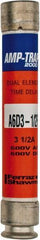 Ferraz Shawmut - 600 VAC/VDC, 3.5 Amp, Time Delay General Purpose Fuse - Clip Mount, 127mm OAL, 100 at DC, 200 at AC kA Rating, 13/16" Diam - Top Tool & Supply