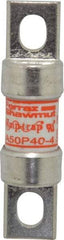 Ferraz Shawmut - 450 VDC, 500 VAC, 40 Amp, Fast-Acting Semiconductor/High Speed Fuse - Bolt-on Mount, 3-3/16" OAL, 100 at AC, 79 at DC kA Rating, 13/16" Diam - Top Tool & Supply