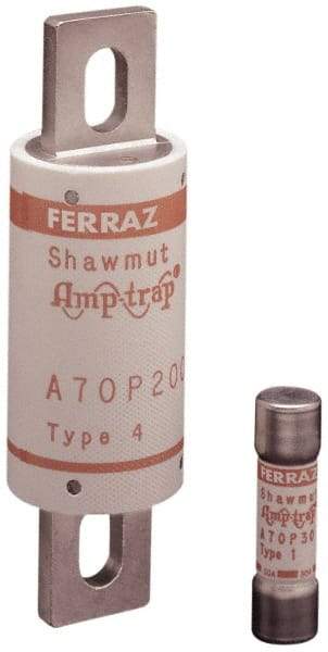 Ferraz Shawmut - 650 VDC, 700 VAC, 800 Amp, Fast-Acting Semiconductor/High Speed Fuse - Bolt-on Mount, 7-3/32" OAL, 100 at AC/DC kA Rating, 2-1/2" Diam - Top Tool & Supply