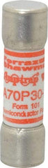 Ferraz Shawmut - 650 VDC, 700 VAC, 30 Amp, Fast-Acting Semiconductor/High Speed Fuse - Clip Mount, 50.8mm OAL, 100 at AC/DC kA Rating, 9/16" Diam - Top Tool & Supply