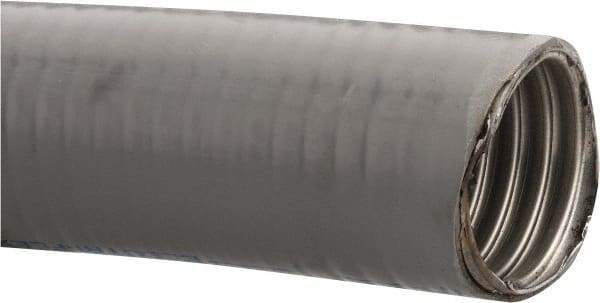 Made in USA - 1-1/4" Trade Size, 50' Long, Flexible Liquidtight Conduit - Steel - Top Tool & Supply