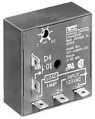 NCC - 5 Pin, Time Delay Relay - 1 at Resistive or Inductive Load Contact Amp, 120 VAC, On Board Trimpot - Top Tool & Supply