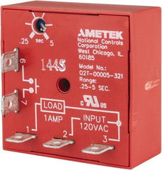 NCC - 5 Pin, Time Delay Relay - 1 at Resistive or Inductive Load Contact Amp, 120 VAC, On Board Trimpot - Top Tool & Supply