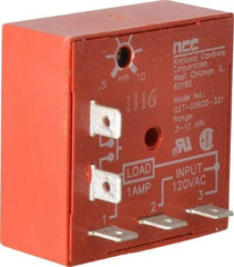 NCC - 5 Pin, Time Delay Relay - 1 at Resistive or Inductive Load Contact Amp, 120 VAC, On Board Trimpot - Top Tool & Supply