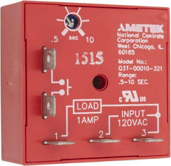 NCC - 5 Pin, Time Delay Relay - 1 at Resistive or Inductive Load Contact Amp, 120 VAC, On Board Trimpot - Top Tool & Supply