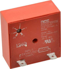 NCC - 2 Pin, Time Delay Relay - 1 at Resistive or Inductive Load Contact Amp, 24 VAC/VDC, On Board Trimpot - Top Tool & Supply