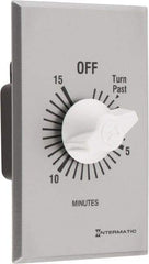 Intermatic - 15 min Indoor Analog Spring-wound Mechanical Timer - 125 VAC, 50/60 Hz, - Top Tool & Supply