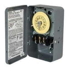 Intermatic - 24 hr Indoor Analog Electromechanical Timer Switch - 1 to 12 On/Off, 125 VAC, 60 Hz, - Top Tool & Supply