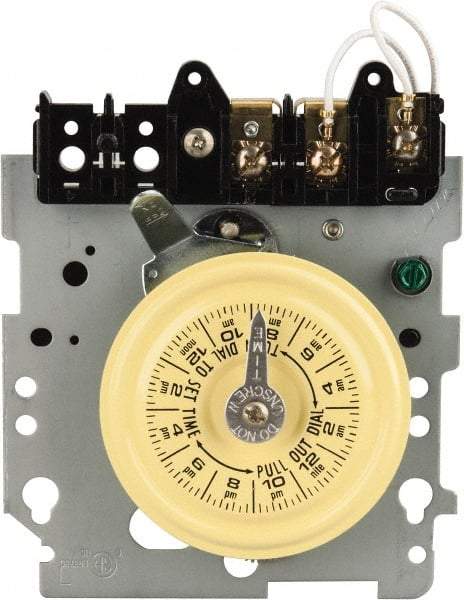 Intermatic - 24 hr Mechanism Only Analog Electromechanical Timer Switch - 12 On/Off per Day, 120 VAC, 60 Hz, - Top Tool & Supply