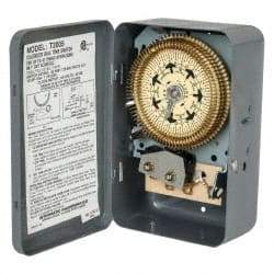 Intermatic - 7 Day Indoor Analog Electromechanical Timer Switch - 6 On/Off per Day, 120 VAC, 60 Hz, - Top Tool & Supply