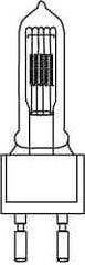 Philips - 1,000 Watt, 120 Volt, Halogen Miniature & Specialty T7 Lamp - Medium Bi-Pin Base, 750 to 1599 Equivalent Range, Neutral (3,000 to 3,699), 5-1/2" OAL - Top Tool & Supply