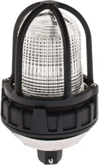 Federal Signal Corp - 120 VAC, 4X NEMA Rated, Strobe Tube, Clear, Strobe Light - 80 Flashes per min, 3/4 Inch Pipe, 5-1/2 Inch Diameter, 9-1/4 Inch High, IP66 Ingress Rating, Pipe Mount - Top Tool & Supply