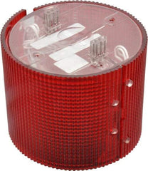 Federal Signal Corp - Incandescent Lamp, Red, Flashing and Steady, Stackable Tower Light Module - 24 VDC, 0.76 Amp, 1 NEMA Rated, Base Mount - Top Tool & Supply