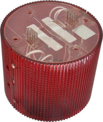 Federal Signal Corp - Incandescent Lamp, Red, Flashing and Steady, Stackable Tower Light Module - 120 VAC, 0.13 Amp, 1 NEMA Rated, Base Mount - Top Tool & Supply