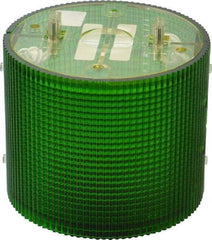 Federal Signal Corp - Incandescent Lamp, Green, Flashing and Steady, Stackable Tower Light Module - 120 VAC, 0.13 Amp, 1 NEMA Rated, Base Mount - Top Tool & Supply