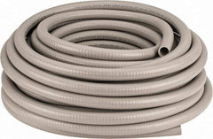 Hubbell Wiring Device-Kellems - 3/4" Trade Size, 100' Long, Flexible Liquidtight Conduit - PVC, 21.1mm ID, Gray - Top Tool & Supply