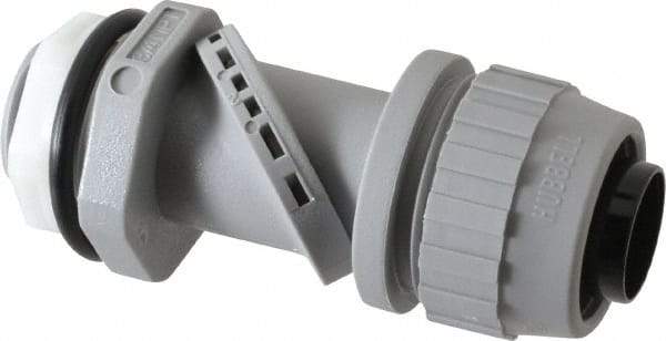 Hubbell Wiring Device-Kellems - 3/4" Trade, Thermoplastic Push In Straight Liquidtight Conduit Connector - Noninsulated - Top Tool & Supply