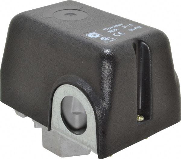 ACI - DP, 20 to 40 psi, Air Compressor Pressure and Level Switch - 1/2 (Conduit Fitting), 1/4 (Pressure), 7/8 Inch (Conduit Opening) Connector, Screw Terminal, For Use with ACI Controls Motors - Top Tool & Supply