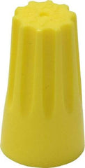 3M - 3, 20 to 2, 12 AWG, 600 Volt, Fire Resistant, Standard Twist on Wire Connector - Yellow, 221°F - Top Tool & Supply