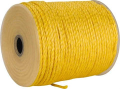 Ideal - 600 Ft. Long, 125 Lb. Load, Polypropylene Rope - 1/4 Inch Diameter, 1,125 Lb. Breaking Strength - Top Tool & Supply