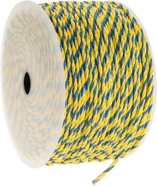 Ideal - 1,000 Ft. Long, 125 Lb. Load, Polypropylene Rope - 1/4 Inch Diameter, 1,125 Lb. Breaking Strength - Top Tool & Supply