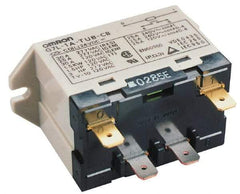 Omron - 1.7 to 2.5 VA Power Rating, Standard Electromechanical Quick Connect General Purpose Relay - 30 Amp at 220 VAC, SPST, 240 VAC, 68.5mm Wide x 47mm High x 33.5mm Deep - Top Tool & Supply