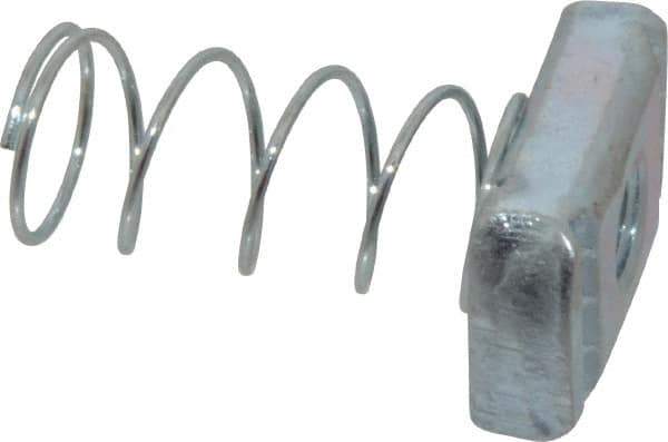 Thomas & Betts - Steel Regular Spring Strut Nut - 3/8" Bolt, Used with Thomas & Betts Channel Type A Only - Top Tool & Supply