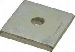 Thomas & Betts - Steel Square Strut Washer - 1/4" Bolt, Used with Thomas & Betts Channels & Strut - Top Tool & Supply