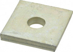 Thomas & Betts - Steel Square Strut Washer - 3/8" Bolt, Used with Thomas & Betts Channels & Strut - Top Tool & Supply