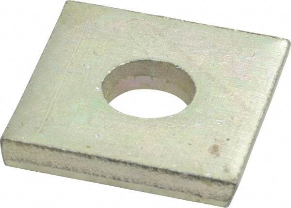 Thomas & Betts - Steel Square Strut Washer - 1/2" Bolt, Used with Thomas & Betts Channels & Strut - Top Tool & Supply