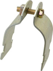 Thomas & Betts - 1-1/2" Pipe, 14 Gauge" Pipe or Tube Clamp - Gold Galvanized, 1,000 Lb Capacity - Top Tool & Supply