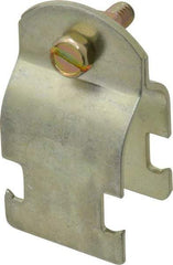 Thomas & Betts - 3/4" Pipe, 14 Gauge" Pipe or Conduit Clamp - Gold Galvanized, Rigid & IMC Conduit - Top Tool & Supply