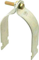 Thomas & Betts - 3" Pipe, 1/8 Gauge" Pipe or Conduit Clamp - Gold Galvanized, Rigid & IMC Conduit - Top Tool & Supply