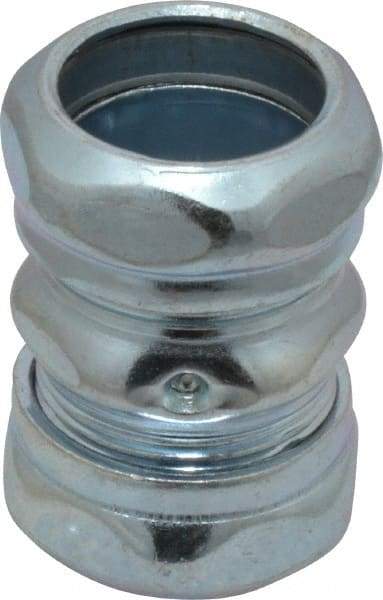 Thomas & Betts - 3/4" Trade, Steel Compression EMT Conduit Coupling - Noninsulated - Top Tool & Supply