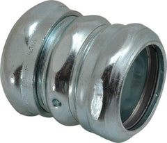 Thomas & Betts - 1-1/4" Trade, Steel Compression EMT Conduit Coupling - Noninsulated - Top Tool & Supply