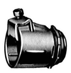 Thomas & Betts - 3-1/2" Trade, Malleable Iron Set Screw Straight FMC Conduit Connector - Insulated - Top Tool & Supply