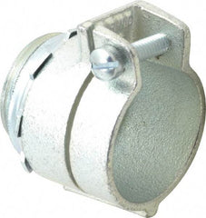 Thomas & Betts - 1" Trade, Malleable Iron Squeeze Clamp Straight FMC Conduit Connector - Noninsulated - Top Tool & Supply