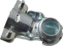 Thomas & Betts - 3/4" Trade, Malleable Iron Squeeze Clamp 90° FMC Conduit Connector - Noninsulated - Top Tool & Supply