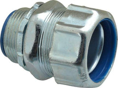 Thomas & Betts - 1-1/4" Trade, Steel Threaded Straight Liquidtight Conduit Connector - Noninsulated - Top Tool & Supply