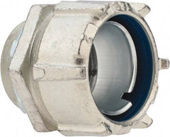 Thomas & Betts - 2" Trade, Steel Threaded Straight Liquidtight Conduit Connector - Noninsulated - Top Tool & Supply