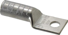 Thomas & Betts - 300 kcmil Wire Noninsulated Compression Connection Square Ring Terminal - 1/2" Stud, 3-1/2" OAL x 1-1/4" Wide, Tin Plated Copper Contact - Top Tool & Supply