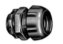 Thomas & Betts - 2-1/2" Trade, Malleable Iron Compression Straight Rigid/Intermediate (IMC) Conduit Connector - Noninsulated - Top Tool & Supply