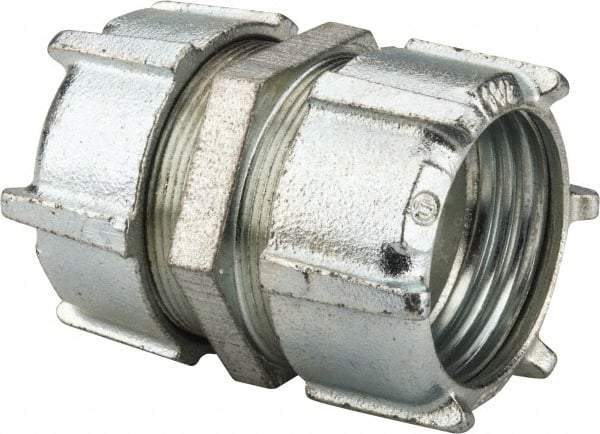 Thomas & Betts - 1-1/2" Trade, Malleable Iron Compression Rigid/Intermediate (IMC) Conduit Coupling - Noninsulated - Top Tool & Supply